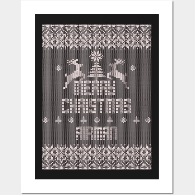 Merry Christmas AIRMAN Wall Art by ramiroxavier